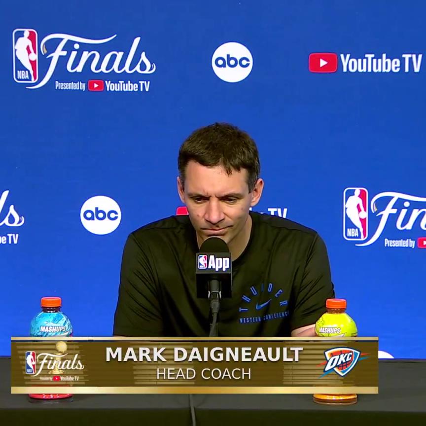 今天可圈可点!雷霆主帅马戴:今天我们的执行力不错!