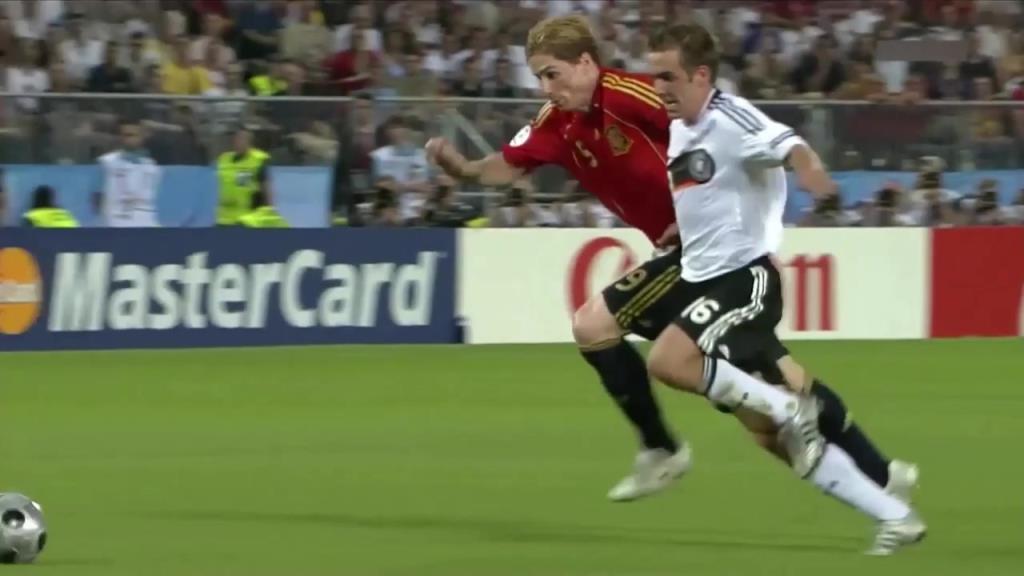 一球封神!08欧洲杯托雷斯制胜一球!助西班牙夺得欧洲杯冠军!