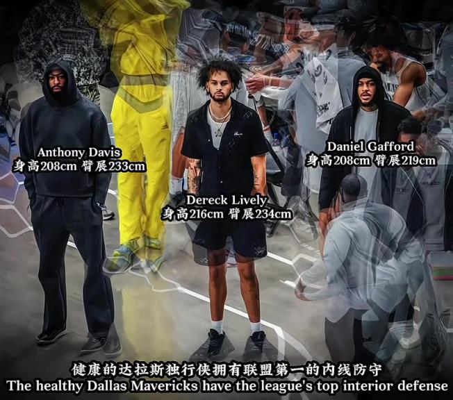 健康的独行侠,这内线哪个队顶得住!!?