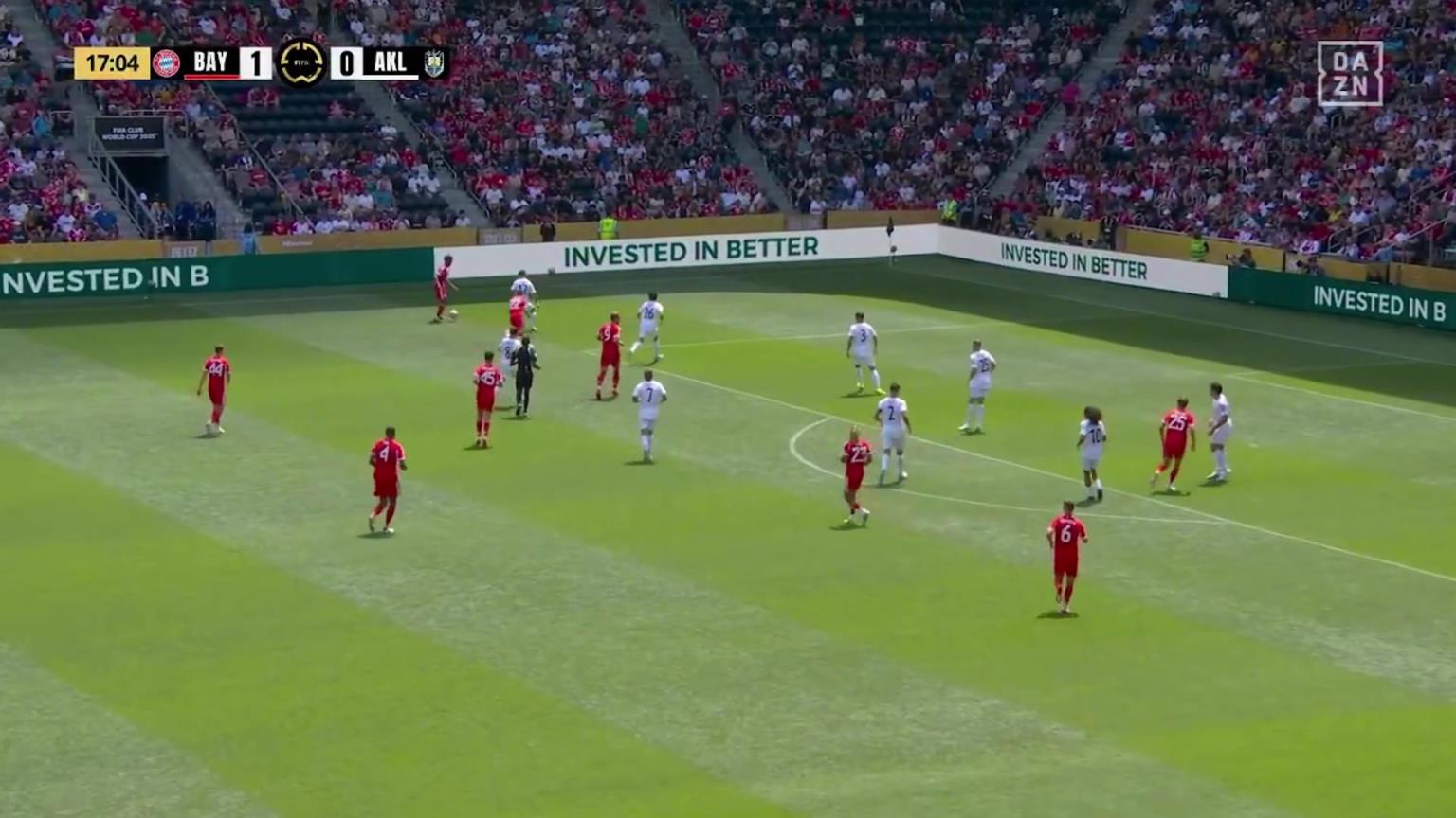 拜仁2-0奥克兰城!科曼头球回做,博埃停球后大力抽射破门