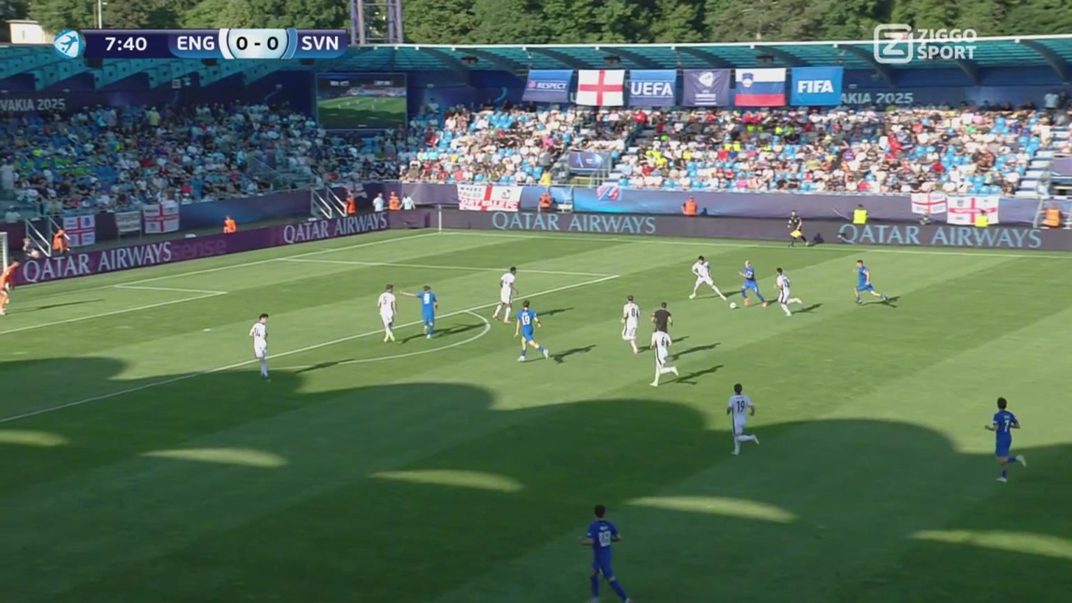 【集锦】U21欧青赛-双方互交白卷 英格兰0-0闷平斯洛文尼亚