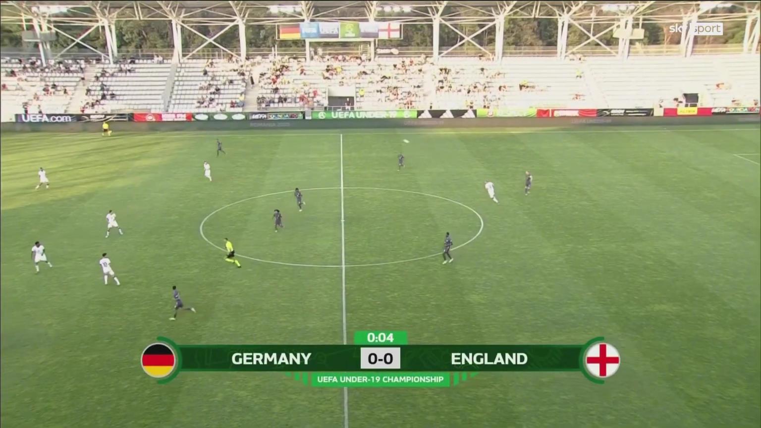 【集锦】U19欧青赛-神仙打架！英格兰十分钟四球5-5战平德国