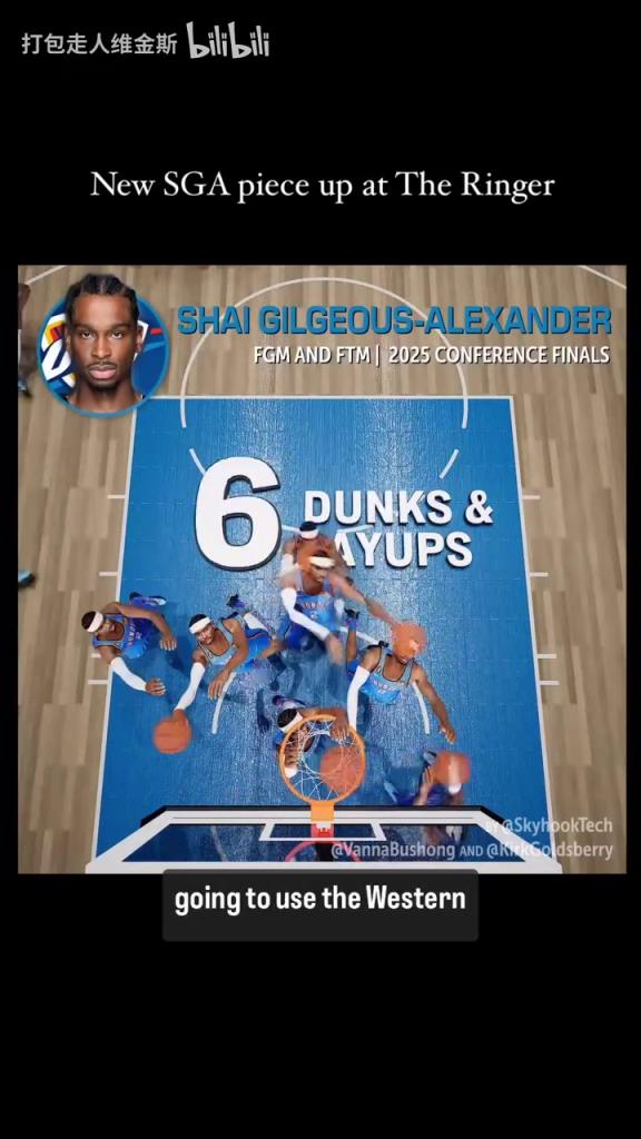 无解中投,神的武器!SGA西决全部得分一览:面框大魔王!