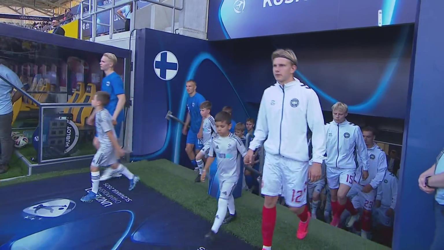 【集锦】U21欧青赛-哈德尔双响凯斯基宁扳平 丹麦2-2芬兰