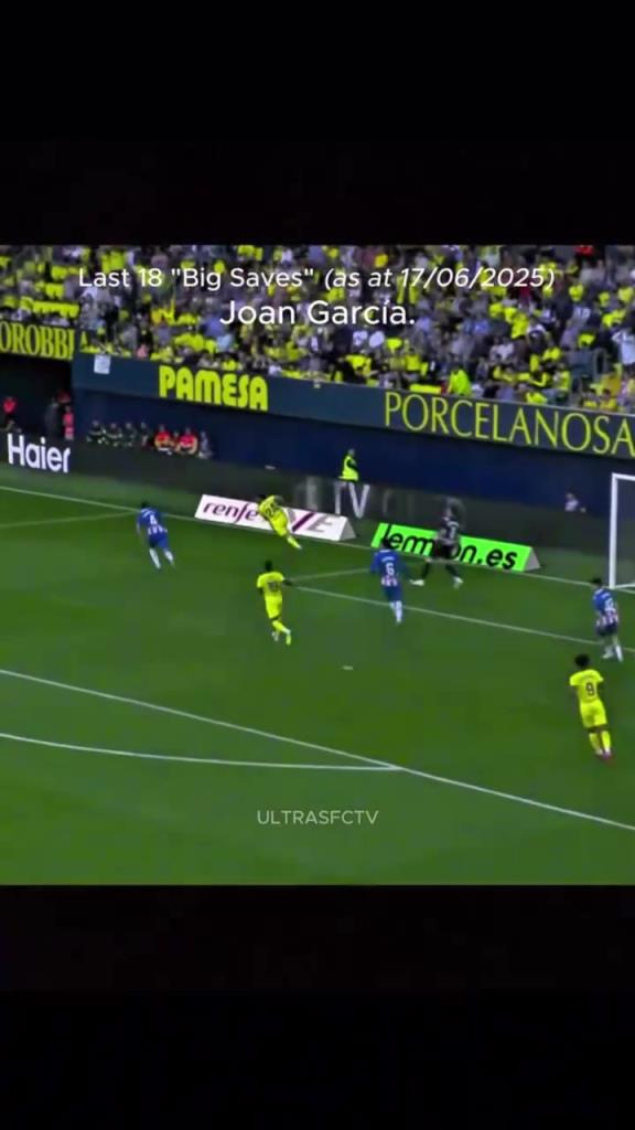 反应力顶级!巴萨新门将霍安加西亚近18次关键扑救!