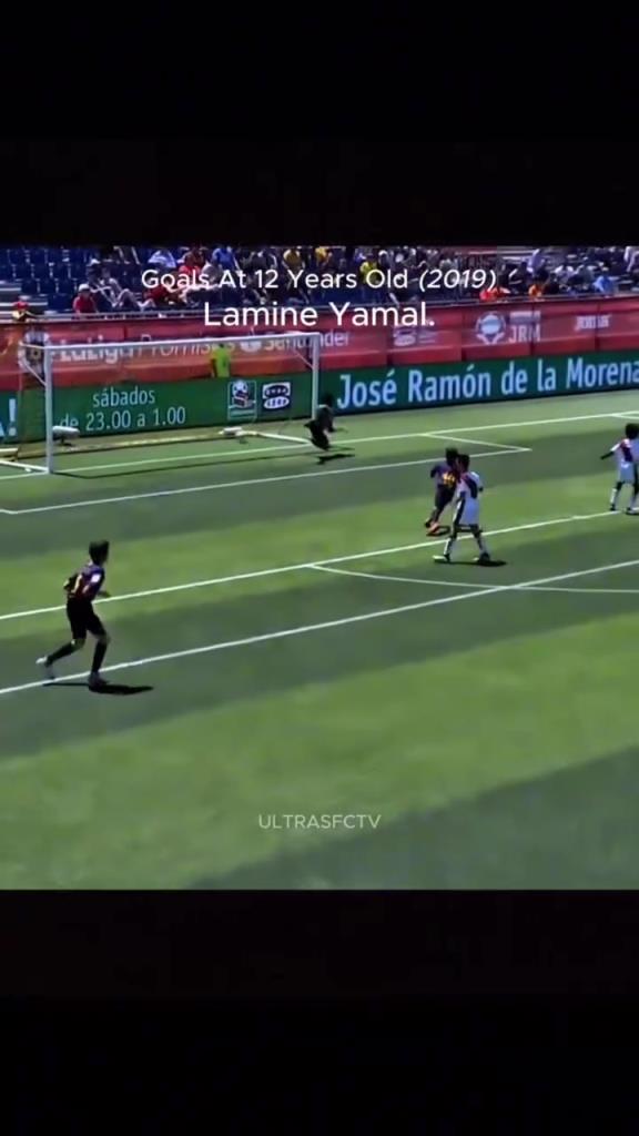 统治同年龄段!亚马尔12岁进球集锦!