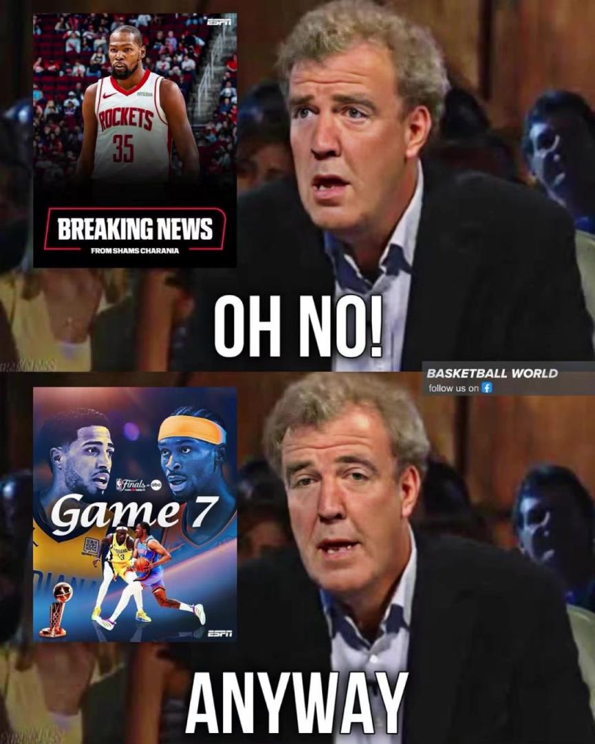 很真实吧!决赛抢七?爱咋咋...杜兰特交易?卧槽!