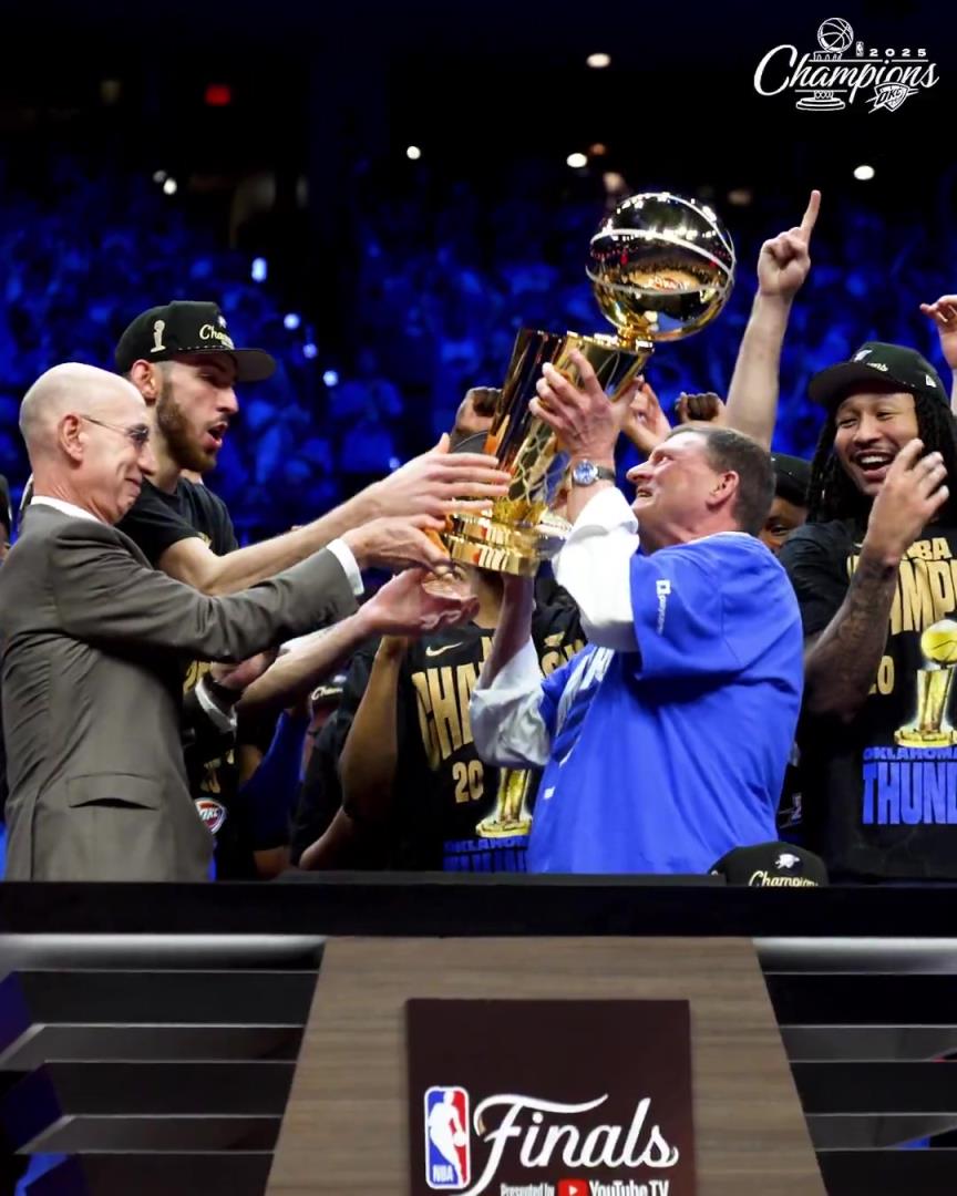 OKC永远不会忘记的时刻!搬到俄城以来队史首冠