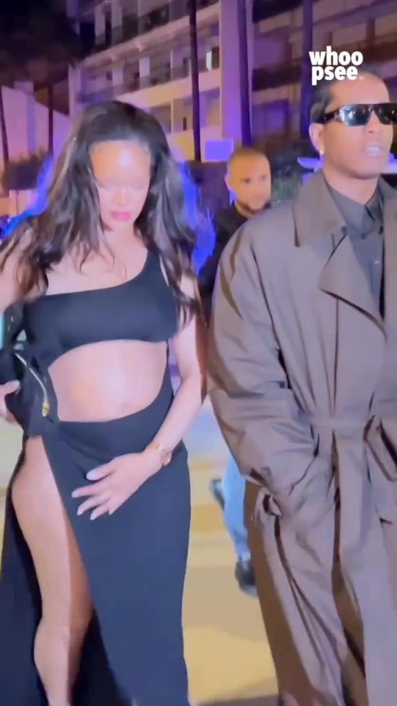 蕾哈娜挺着大肚子在戛纳海边 曾霸气直言：劳子就喜欢詹姆斯