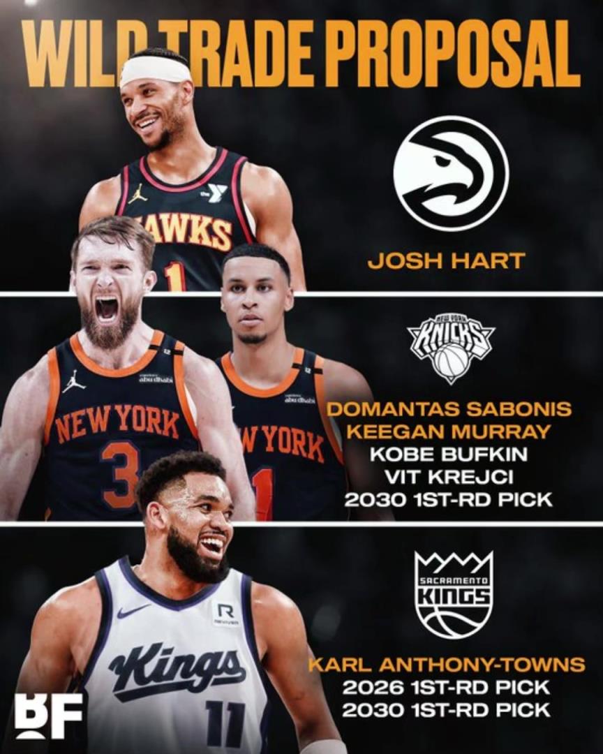 三赢？记着献策：小萨穆雷落户纽约，唐斯赴国王，哈特单走老鹰