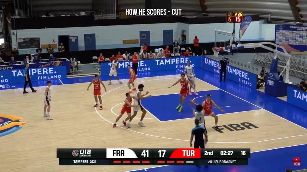 乐透区最大彩票?公牛第12顺位选中!法国毛坯前锋埃桑格集锦!