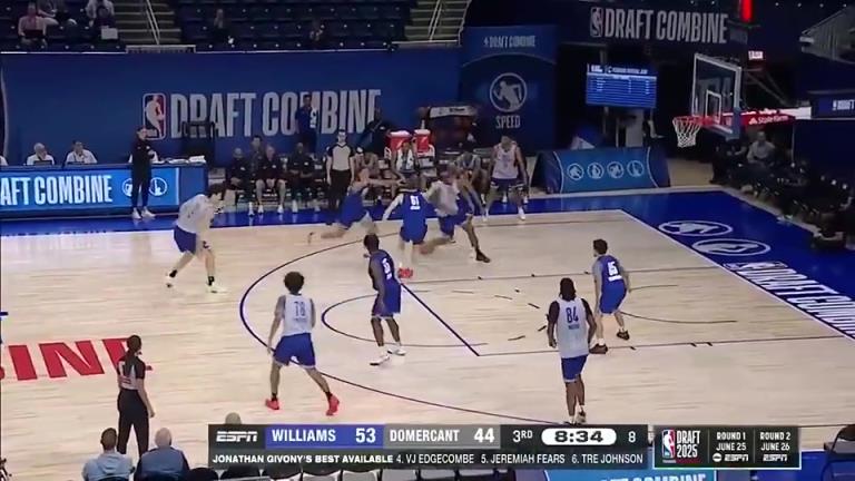 中国约基奇!杨瀚森这一招一式简直和约老师一个模子刻出来的!