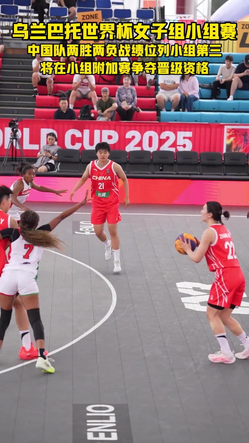 锁定附加赛!中国女队小组赛两胜两负位列小组第三!