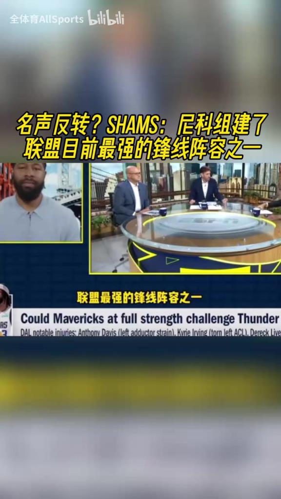 名声反转?shams:尼科组建了联盟目前最强的锋线阵容之一!