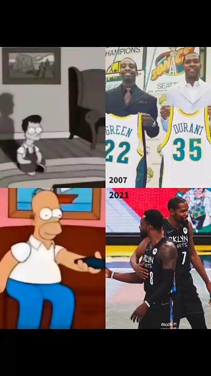 杰夫-格林续约!超音速、雷霆、篮网、火箭,真的一直陪伴KD~