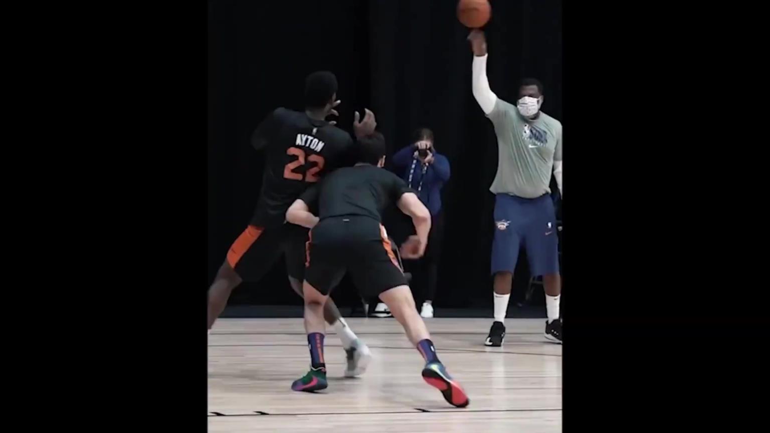 完美适配湖人?艾顿此前的进攻训练!当年模板可是上将!