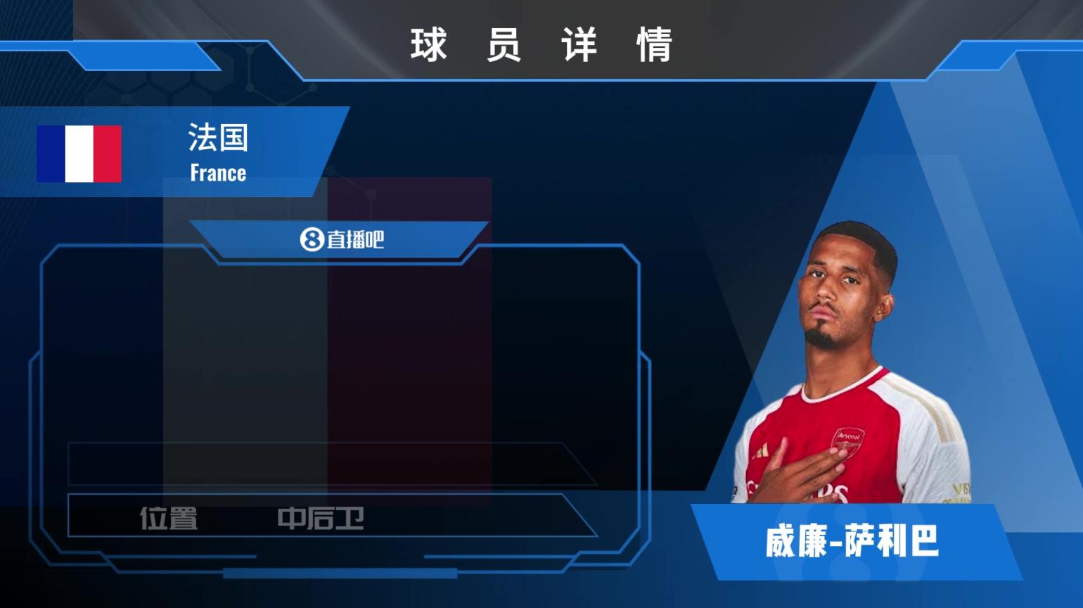 萨利巴球员集锦:控球带球能力佳 铲抢能力出色的中卫