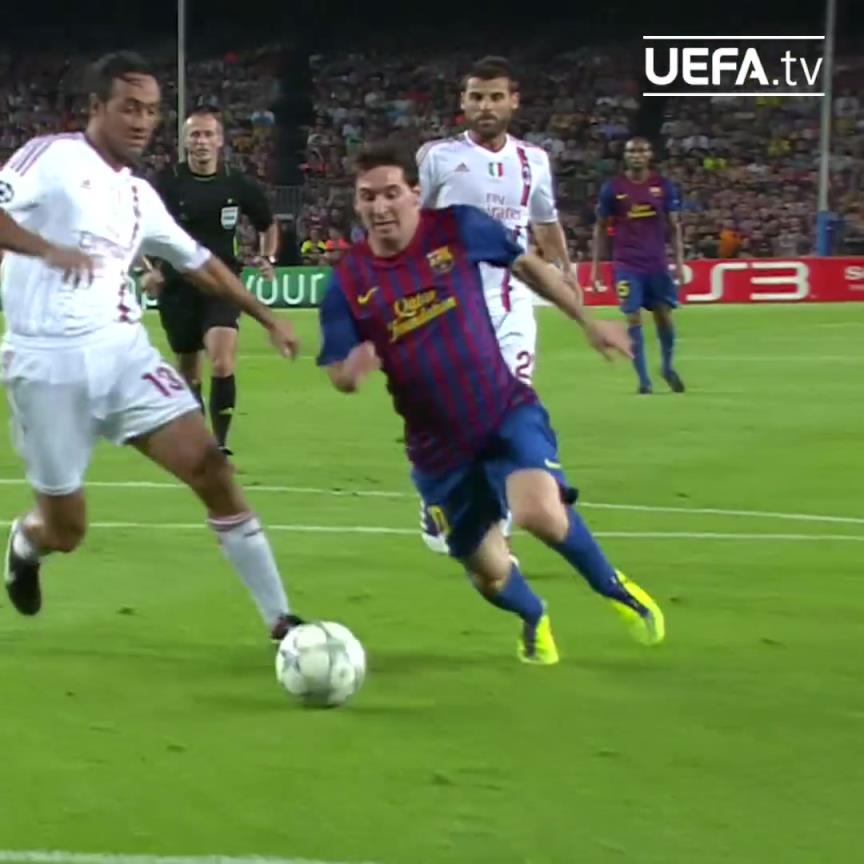 此路不通⛔末年内斯塔禁区内丝滑放铲巅峰梅西!