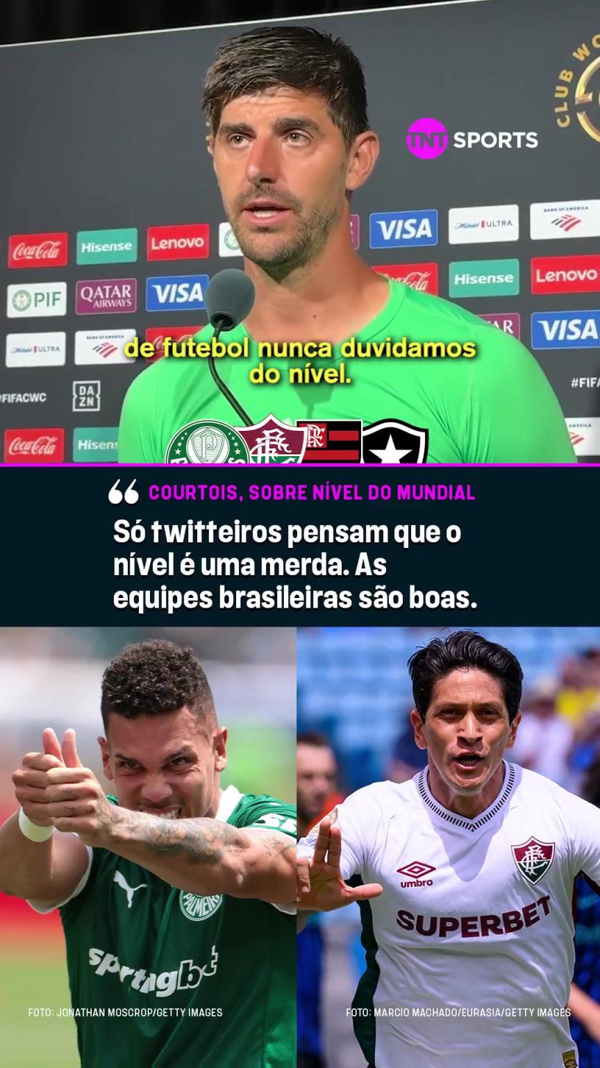 库尔图瓦:巴西联赛的球队很棒,那些说比赛水平烂透的家伙才烂