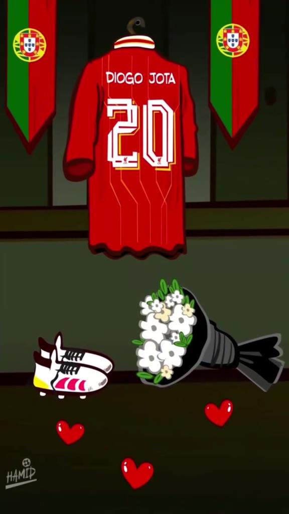 足坛所有人的心都碎了!外网动画纪念若塔!愿天堂也有足球~