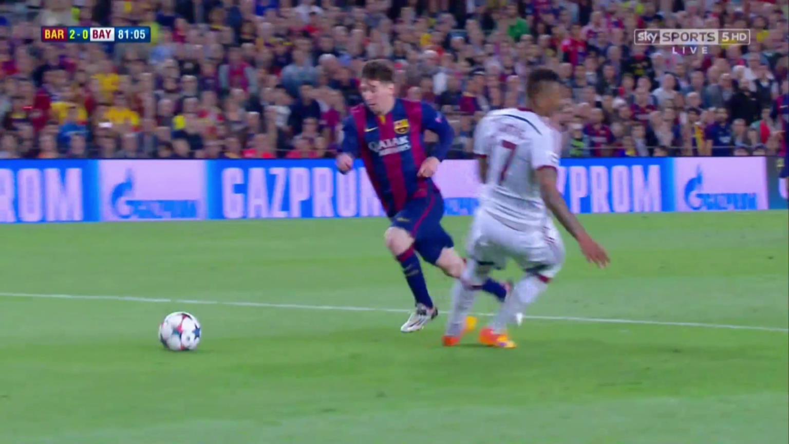 赏心悦目的梅西走廊,现在难以见到这样的足球了