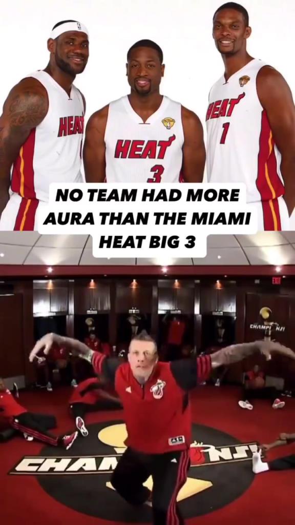 没有球队比这支球队更有氛围了!热火当年更衣室的群魔乱舞!