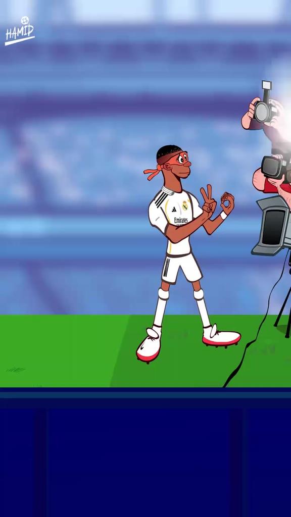 外网动画致敬:若塔在天堂为姆巴佩和登贝莱加油!