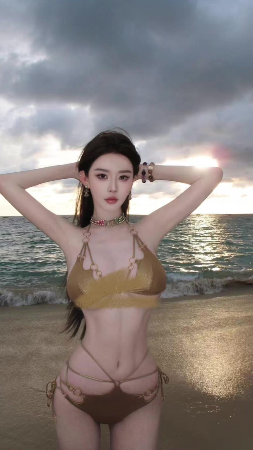 喜欢詹姆斯的小迷妹周麟嘉,这个身材没话说!