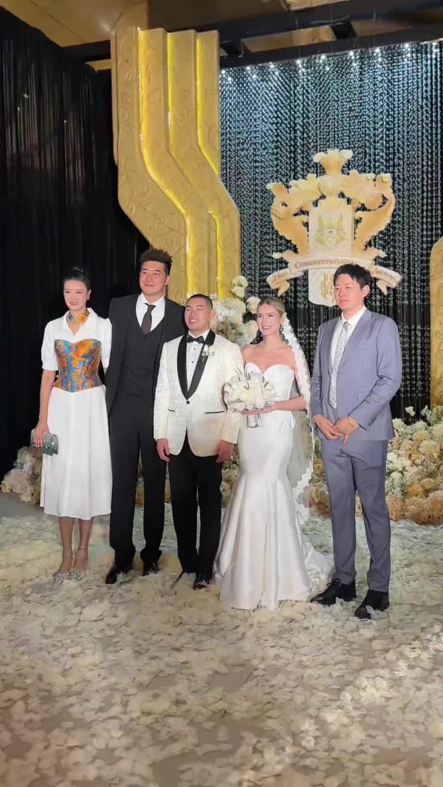 人均1米9?跨国婚礼=模特走秀现场?吴冠希张常宁夫妇参加婚礼