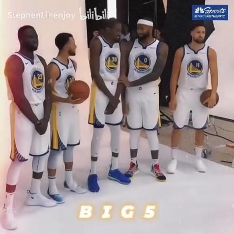 恐怖的阵容实力!19年五星勇士的定妆照!甚至位置都很合适!