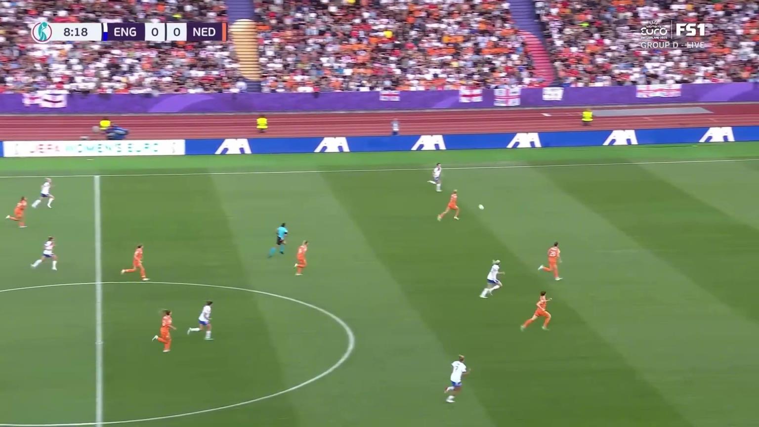 【集锦】女足欧洲杯-詹姆斯双响鲁索助攻戴帽 英格兰4-0荷兰