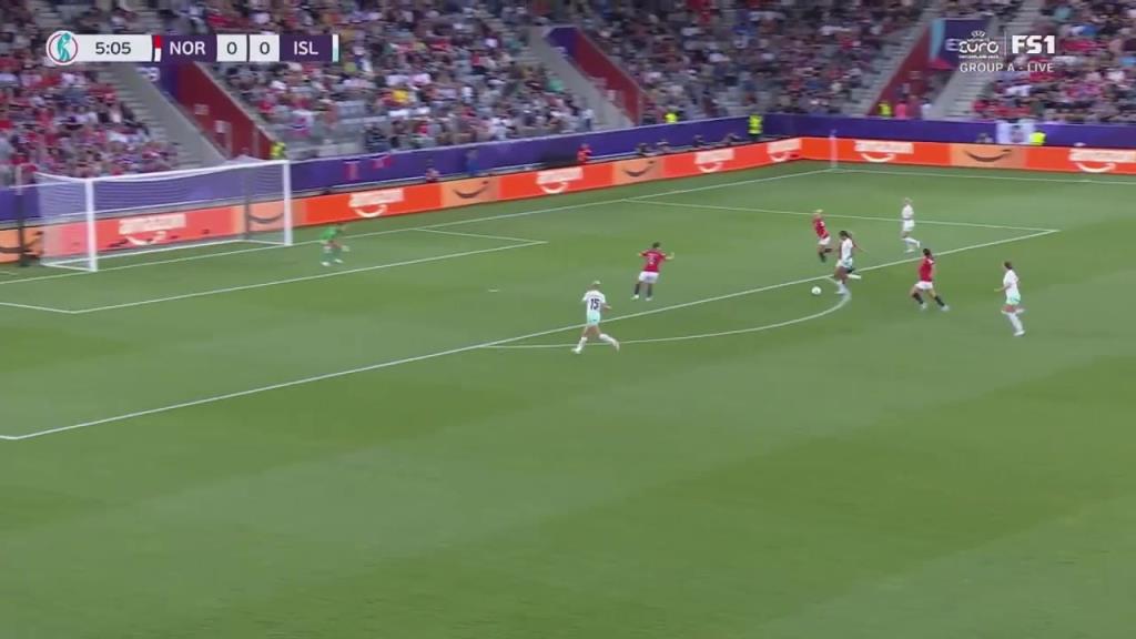 【集锦】女足欧洲杯-弗丽达双响 挪威女足4-3冰岛女足头名晋级