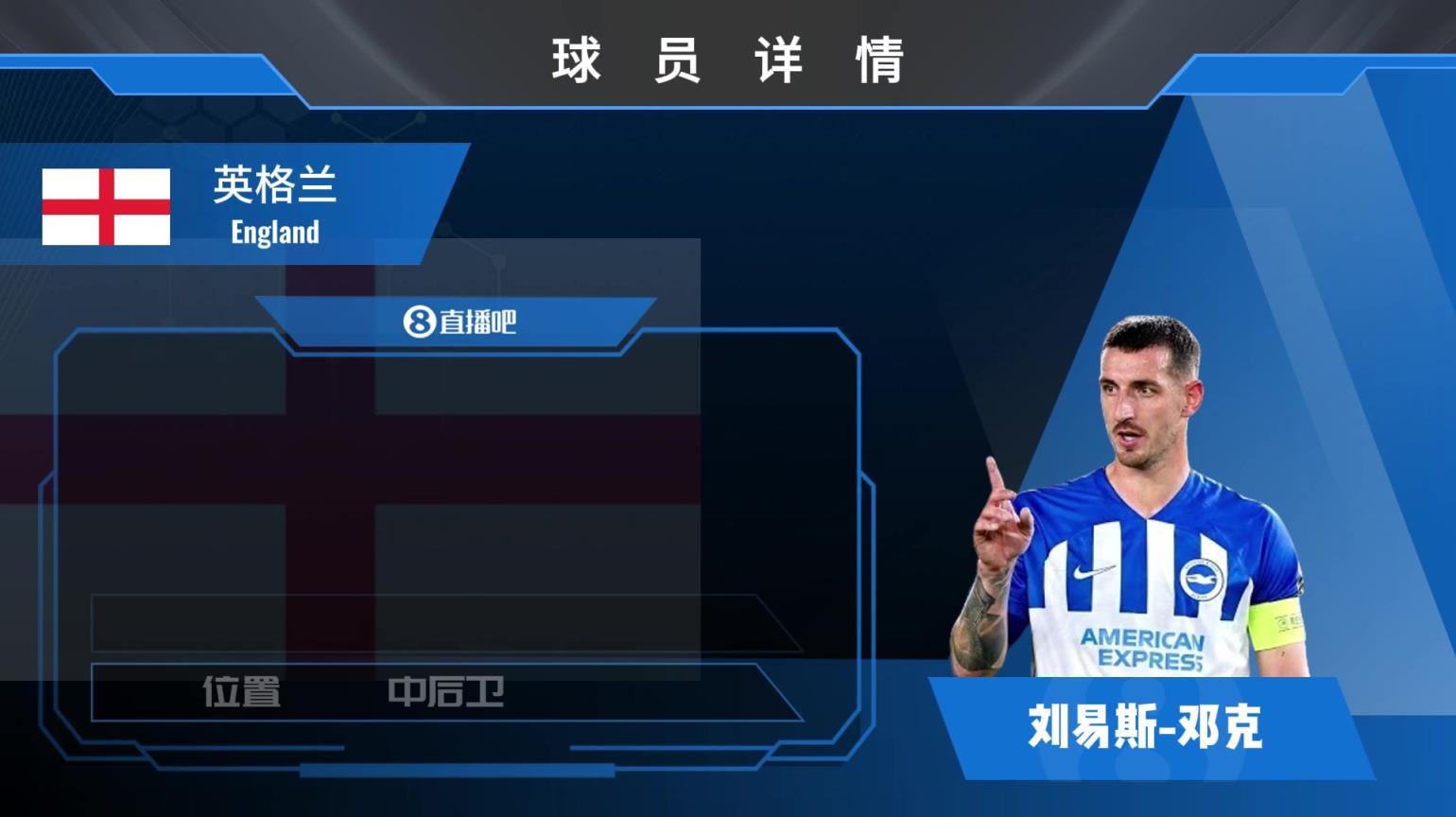 邓克球员集锦:身材高大身体强壮的传统英式中卫