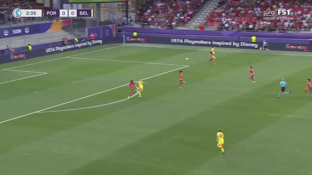 【集锦】女足欧洲杯-贾妮丝绝杀 比利时女足2-1葡萄牙女足均出局