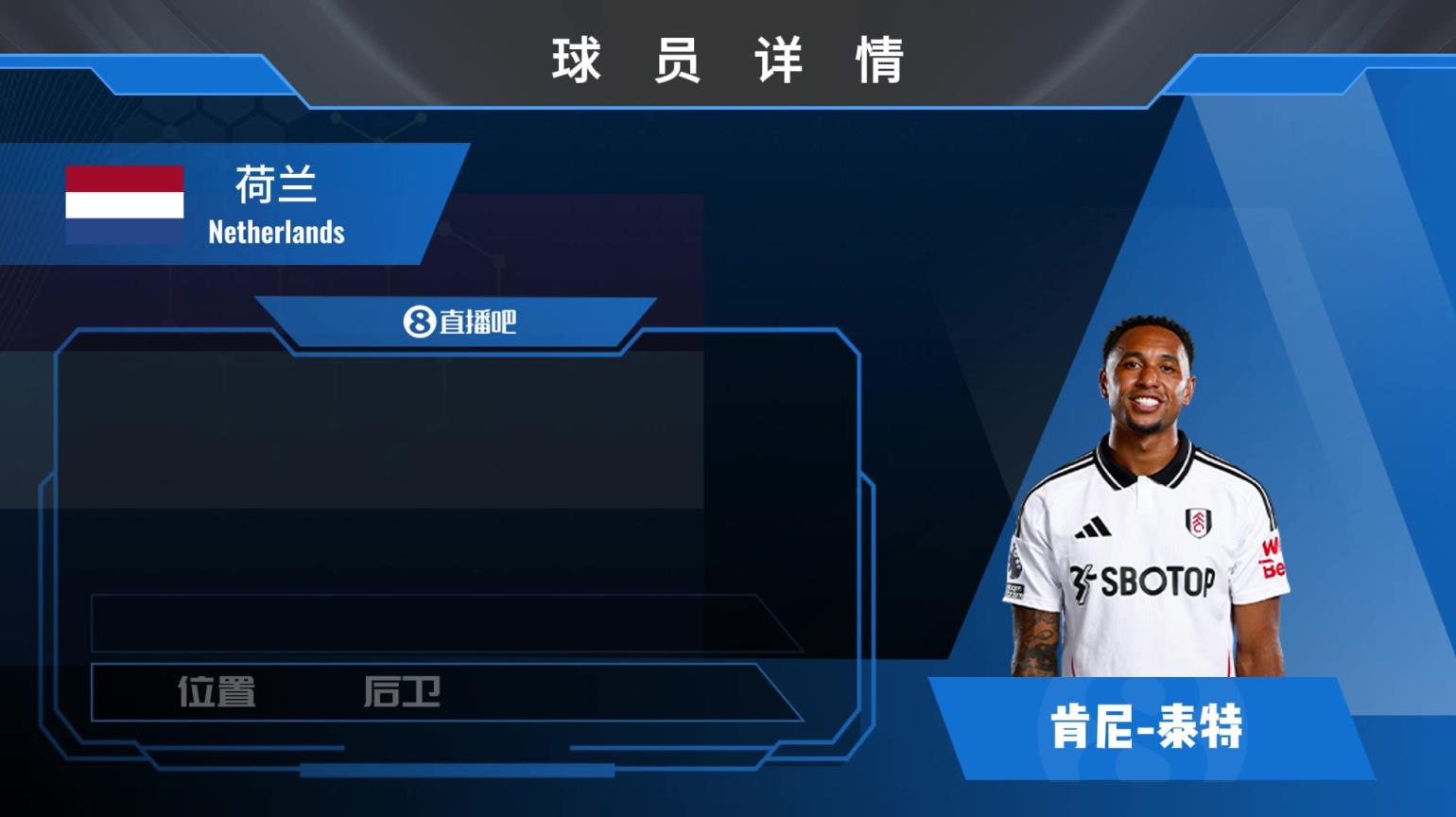 泰特球员集锦:荷兰籍后场多面手 战术执行能力出色