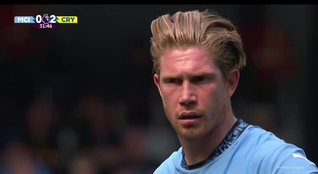 逆境方显英雄本色!无解任意球打懵门将,这就是德布劳内!