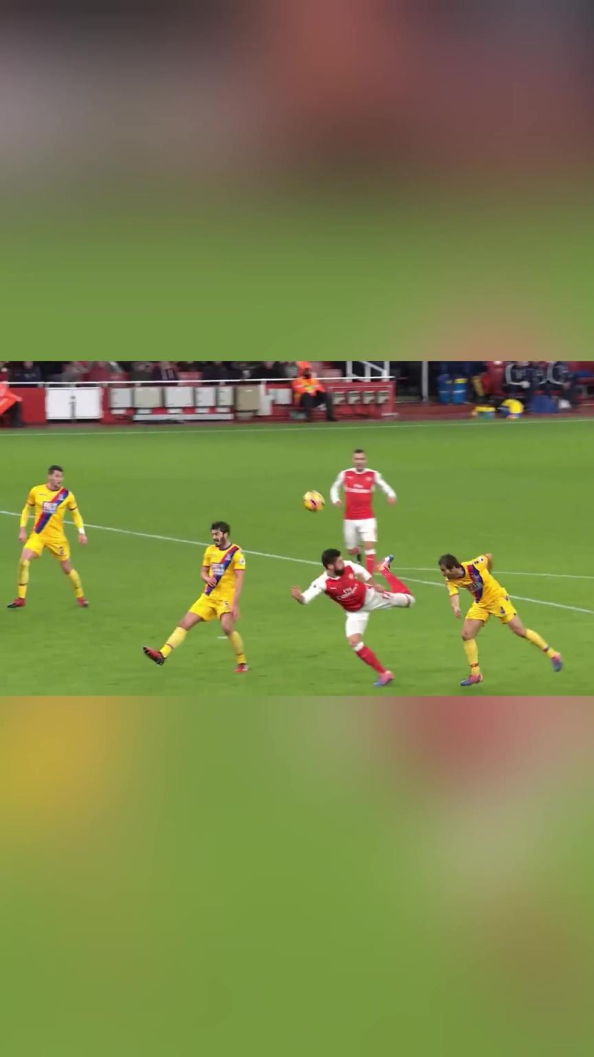 蝎子摆尾太骚了!吉鲁2017年获得普斯卡什奖的进球!这才是神仙球