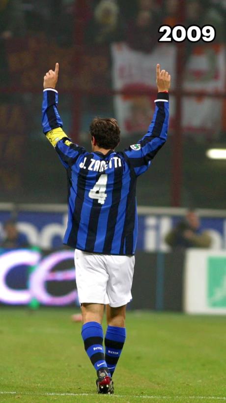 弹指一挥间!国米官推晒与萨内蒂在一起的三十年时光❤