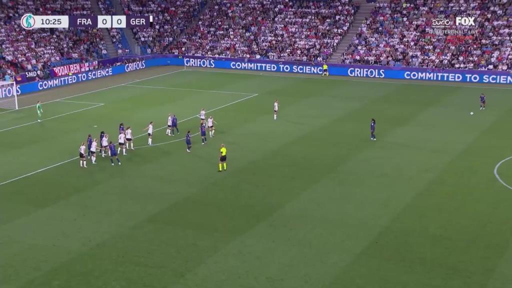 【集锦】女足欧洲杯-卡特琳染红 十人德国女足点球6-5淘汰法国