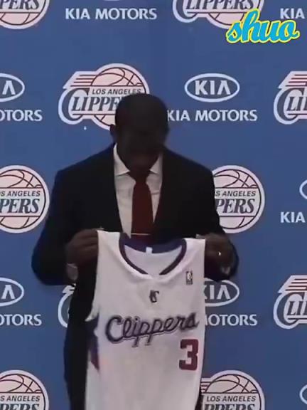 又回来啦!14年前,保罗披上快船球衣成为船长,那时真青涩呀