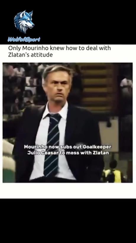 就不换你!当年穆里尼奥全球直播调教伊布,让大奉先欲语泪先流