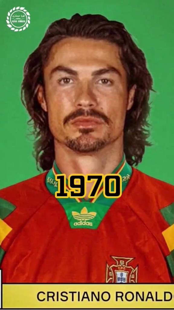 谁最帅?网友恶搞:假如C罗梅西姆巴佩马奎尔生在70年代的造型!