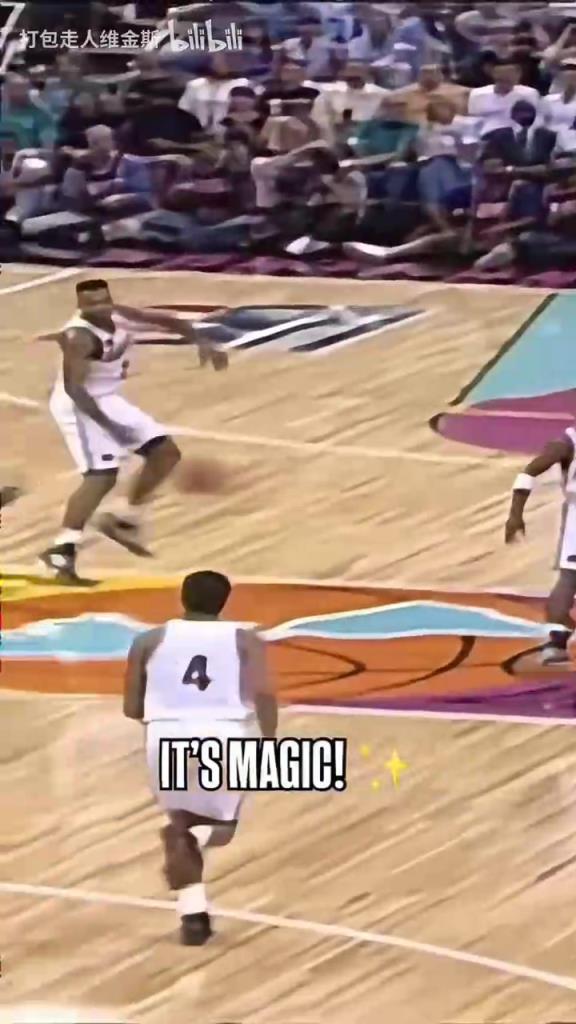 天赋的绝对碾压!魔术师在国际赛场是怎么打球的?太华丽了!