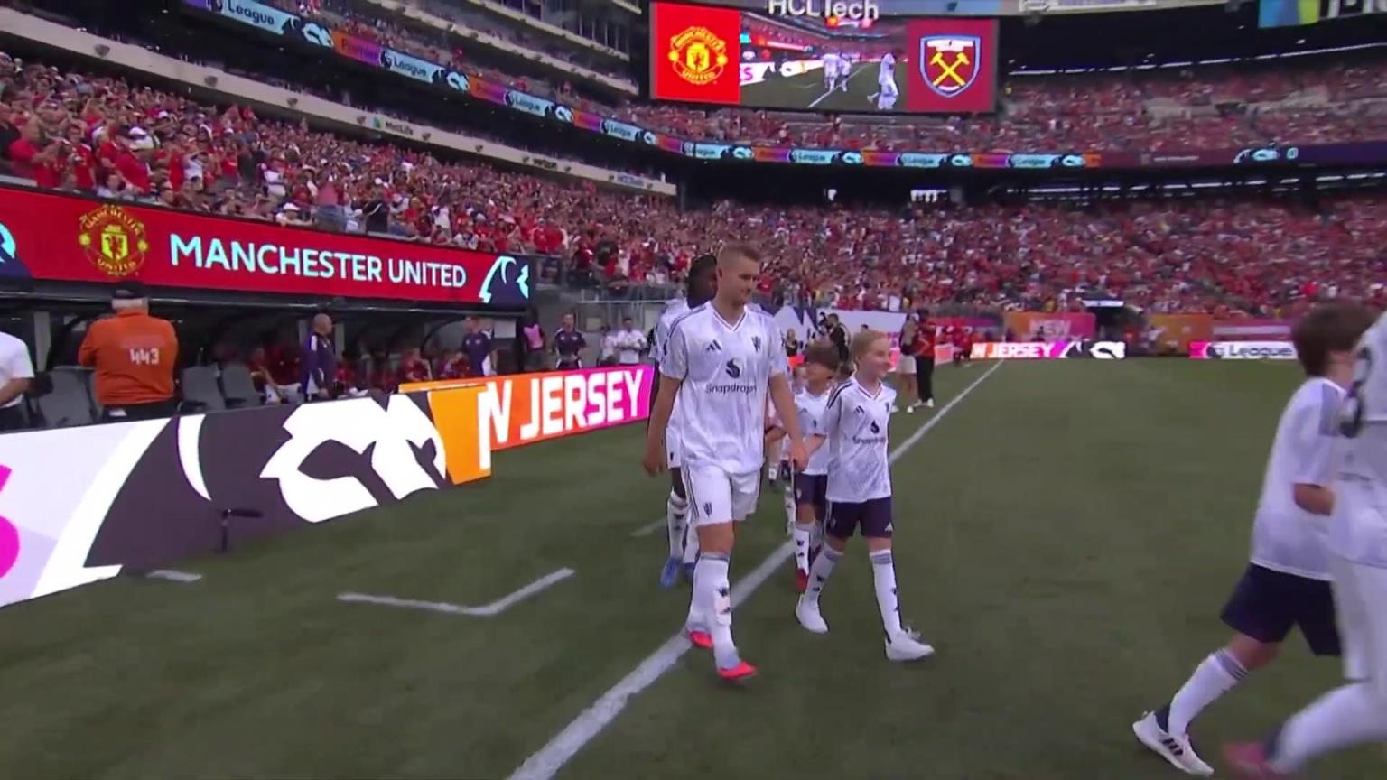 [集锦]热身赛-B费双响&霍伊伦失单刀 曼联2-1西汉姆