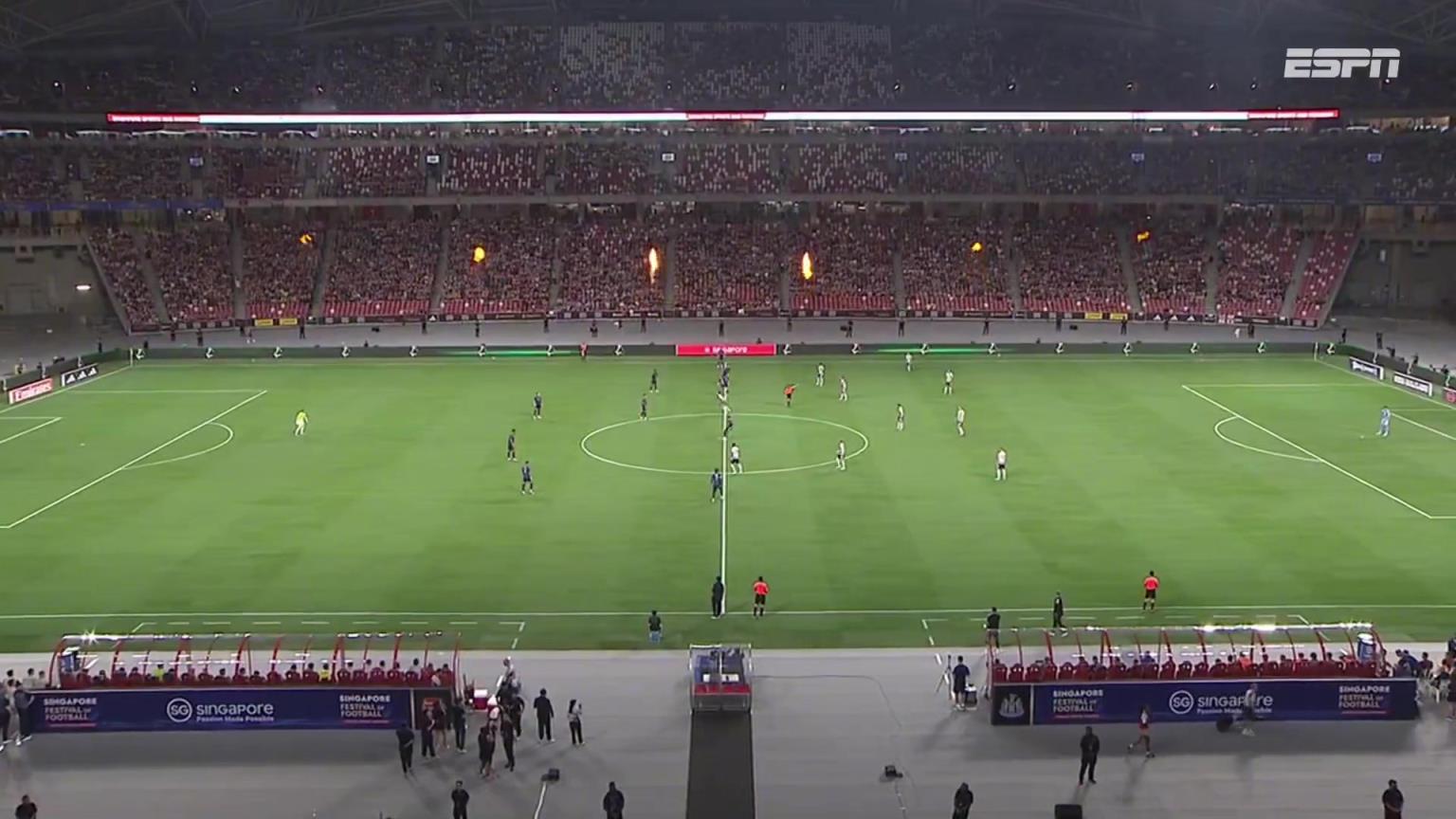 【集锦】友谊赛-小将道曼造点哈弗茨造两球 阿森纳3-2逆转纽卡