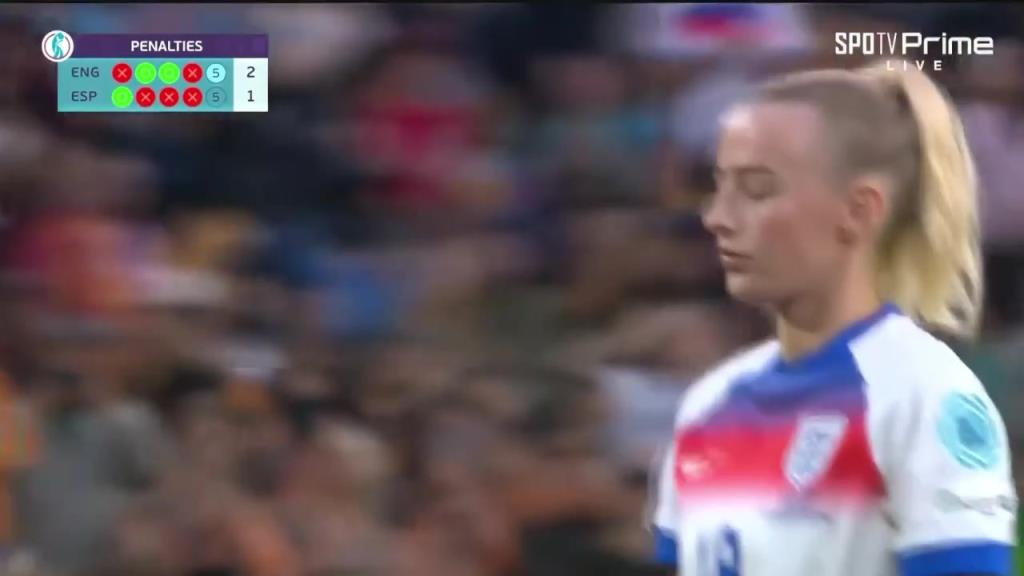 成功卫冕!西班牙女足连失3点!点球大战英格兰女足3-1夺冠!