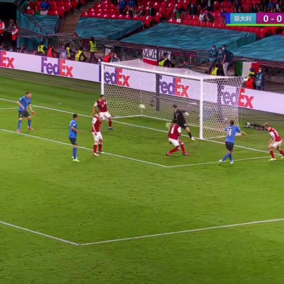 四年前的夏天!意大利天才基耶萨的成名之战!经典的滑跪庆祝!