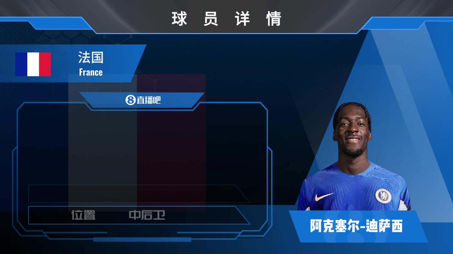 迪萨西球员集锦:正面防守强悍 身体素质强壮的后卫