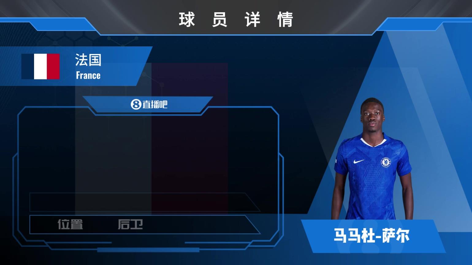 刮彩票!蓝军新后卫马马杜-萨尔集锦:强壮身躯&位置感棒