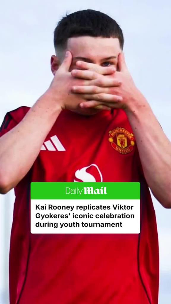 迷弟+1?鲁尼儿子在曼联U16进球后做出约克雷斯同款庆祝